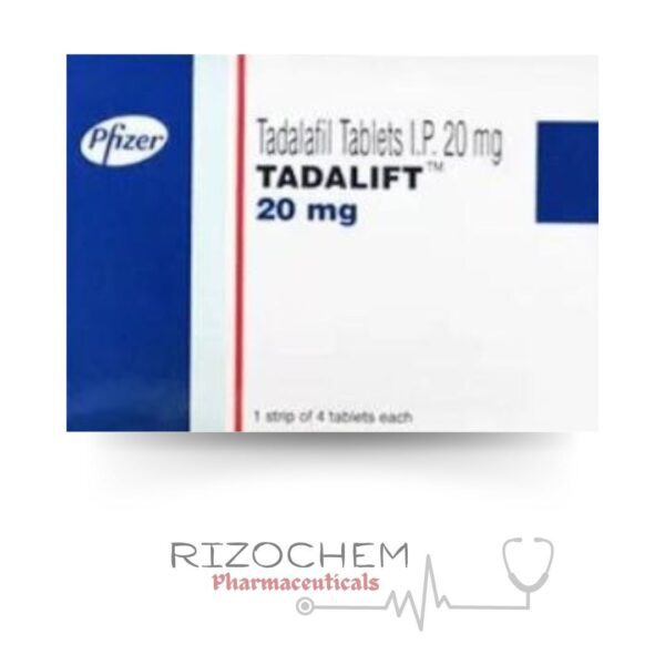 tadalafil tadalift 20mg in blister pack for treating erectile dysfunction