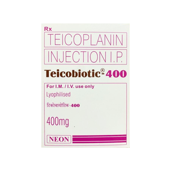 Teicobiotic 400mg Injection Rizochem Pharmaceuticals