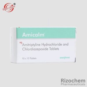 Amicalm 25mg 10mg Tablet - Pharmaceutical product for mental health treatment by an Indian wholesaler and exporter.