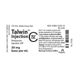Talwin 30mg Injection Rizochem Pharmaceuticals