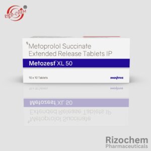 Metozest 50 mg Tablets: Effective medication for hypertension and heart failure management, ensuring better health outcomes.