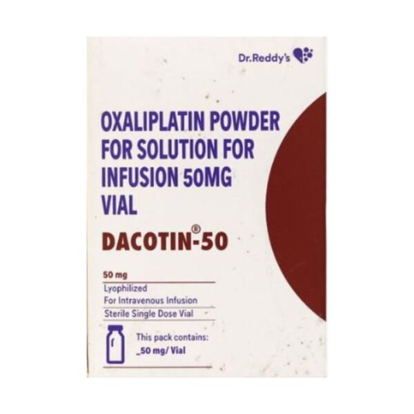 Oxaliplatin 50 Injection Dacotin Rizochem Pharmaceuticals