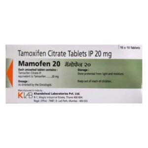 Tamoxifen Mamofen 20 Tablet Rizochem Pharmaceuticals
