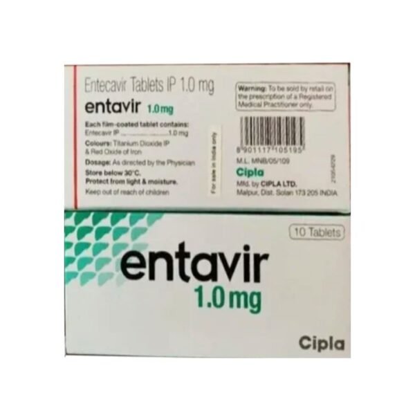 Entavir 1 mg Tablets Rizochem Pharmaceuticals