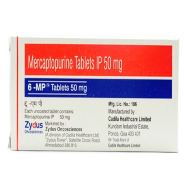 Mercaptopurine 6 MP 50mg Tablet Rizochem Pharmaceuticals