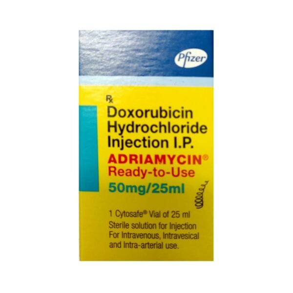 Doxorubicin Adriamycin 50mg Injection Rizochem Pharmaceuticals