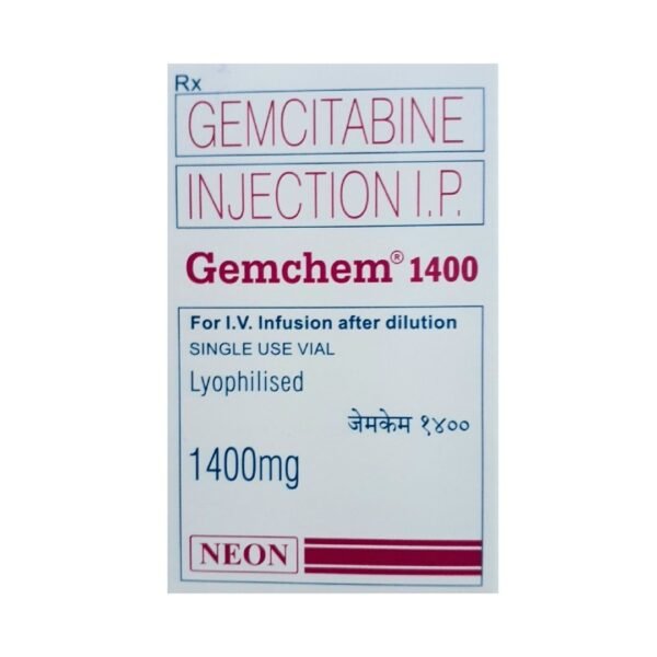 Gemchem 1400mg Injection Rizochem Pharmaceuticals