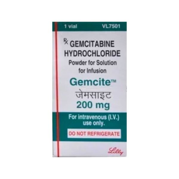 Gemcite 200mg Injection Rizochem Pharmaceuticals