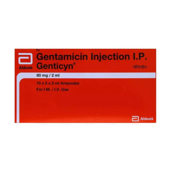 Gentamicin 80 mg حقن Rizochem Pharmaceuticals