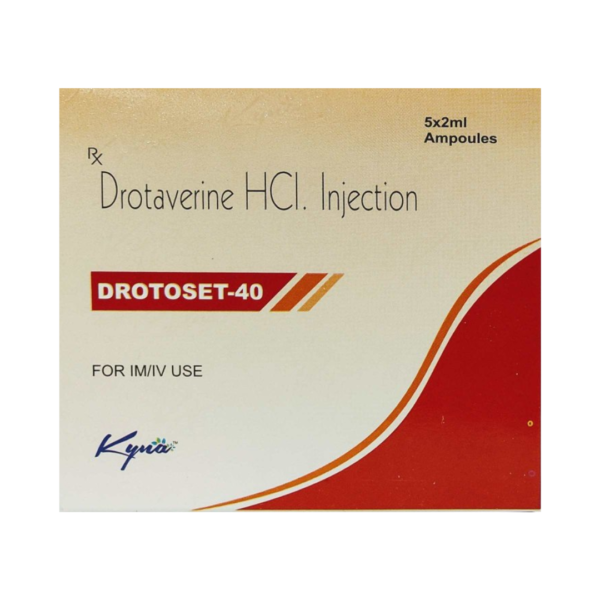 Drotoset 40mg Injection Rizochem Pharmaceuticals