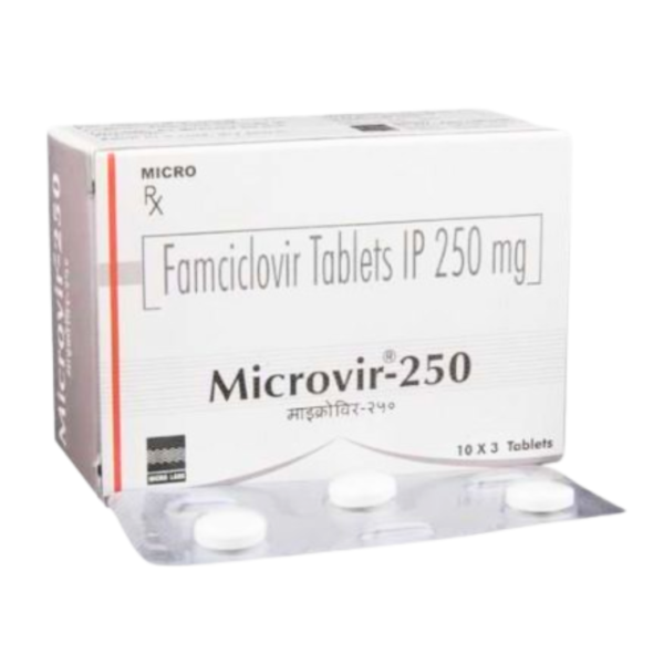 Famciclovir Microvir 250 Tablet Rizochem Pharmaceuticals