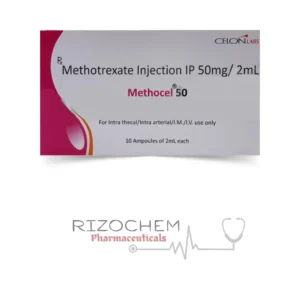 Methotrexate Methocel 50mg Injection": "50mg Methotrexate Methocel Injection vial for chemotherapy and autoimmune treatments.