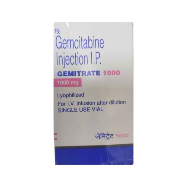 Gemitrate 1000mg Injection Rizochem Pharmaceuticals