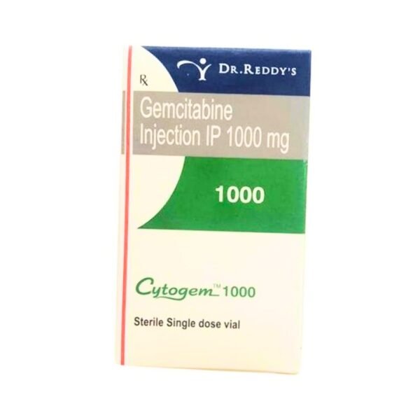 Cytogem 1000mg Injection Rizochem Pharmaceuticals
