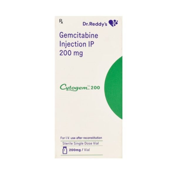 Cytogem 200mg Injection Rizochem Pharmaceuticals
