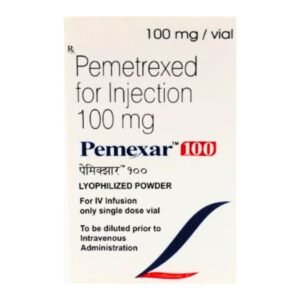 Pemetrexed Pemexar 100mg Injection Rizochem Pharmaceuticals