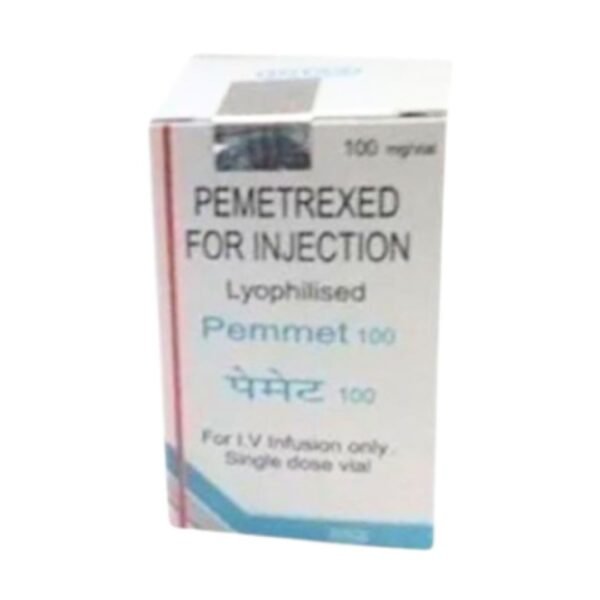 Pemetrexed Pemmet 100mg Injection Rizochem Pharmaceuticals