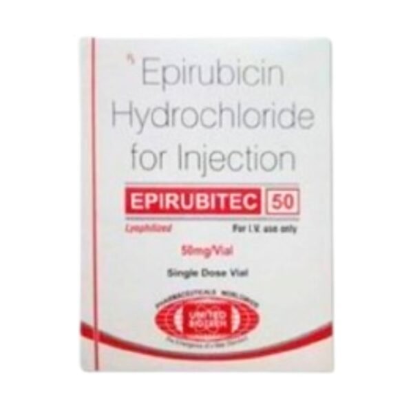 Epirubitec 50mg Injection Rizochem Pharmaceuticals