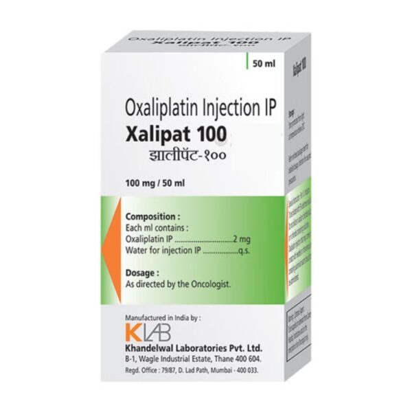 Oxaliplatin Xalipat 100 Injection Rizochem Pharmaceuticals