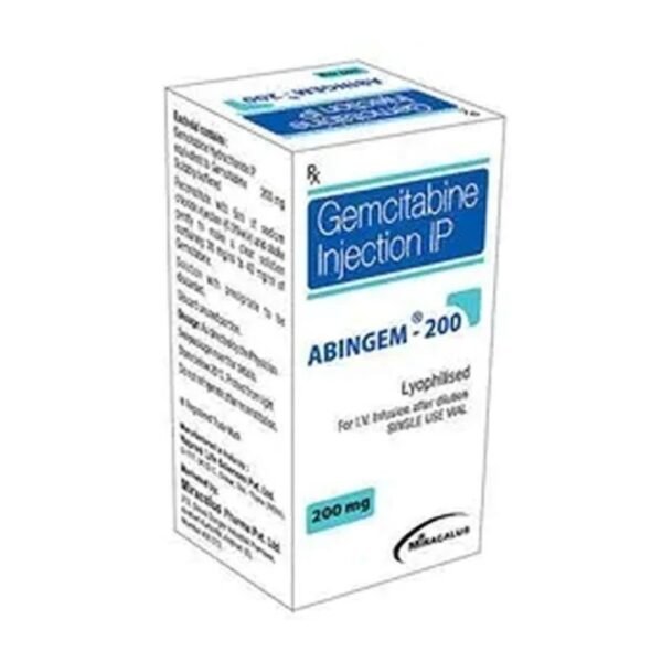 Gemcitabine Abingem 200mg Injection Rizochem Pharmaceuticals