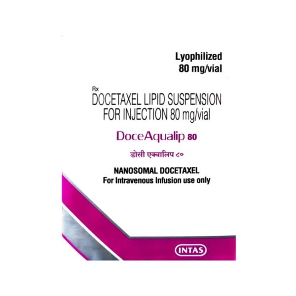 Doceaqualip 80mg Injection Rizochem Pharmaceuticals
