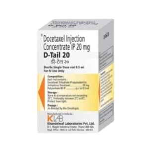 Docetaxel D-Tail 20 Injection Rizochem Pharmaceuticals