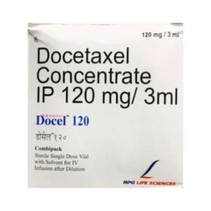 Docetaxel Docel 120mg Injection Rizochem Pharmaceuticals