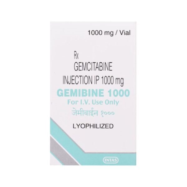 Gemibine 1000mg Injection Rizochem Pharmaceuticals