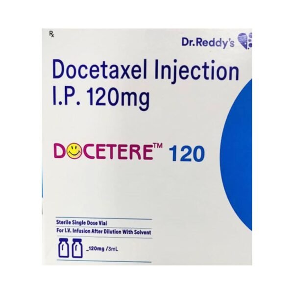Docetaxel Docetere 120mg Injection Rizochem Pharmaceuticals