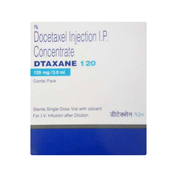 Dtaxane 120mg Injection Rizochem Pharmaceuticals
