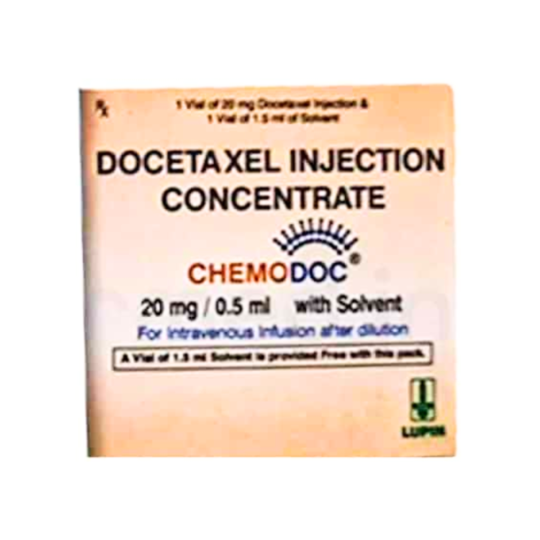Docetaxel Chemodoc 20mg Injection Rizochem Pharmaceuticals