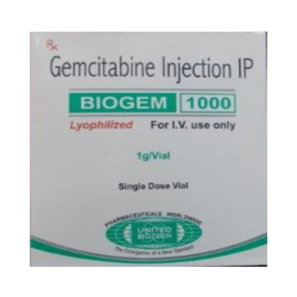 Biogem 1000mg Injection Rizochem Pharmaceuticals