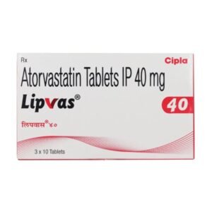 Lipvas 40mg Tablet Rizochem Pharmaceuticals