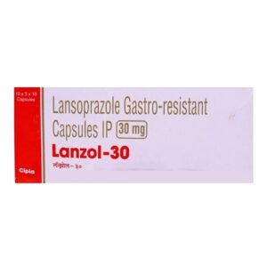Lanzol 30mg Capsule Rizochem Pharmaceuticals