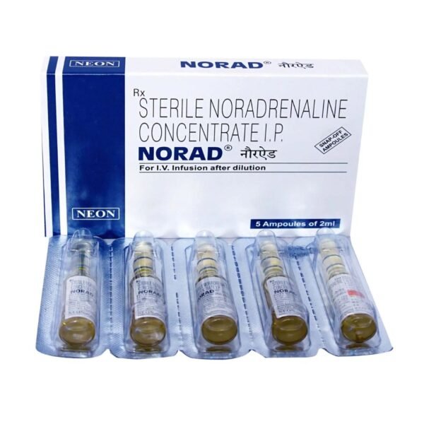 Norepinephrine 2mg Injection by Rizochem Pharmaceuticals