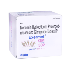 Exermet GM 502mg Tablet Rizochem Pharmaceuticals