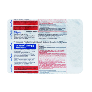 Okamet GMP 2mg Tablet Rizochem Pharmaceuticals