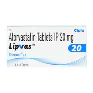 Lipvas 20mg Tablet Rizochem Pharmaceuticals