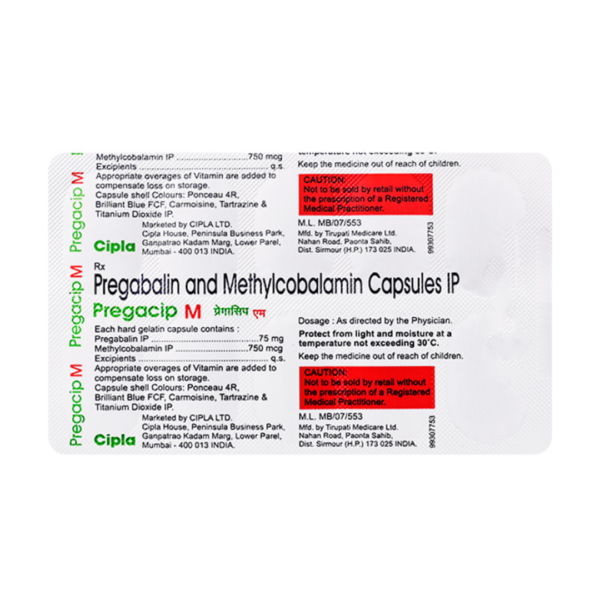 Pregacip M Tablet Rizochem Pharmaceuticals