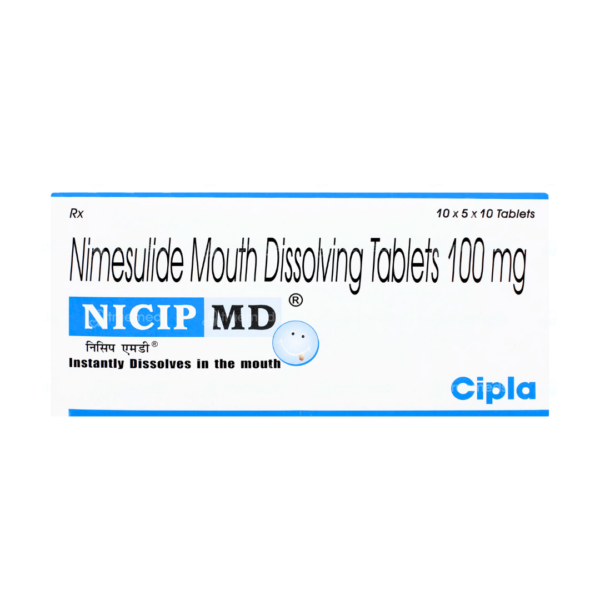 Nicip MD 100mg Tablet Rizochem Pharmaceuticals