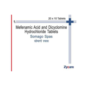 Somago Spas 10mg/250mg Tablet Rizochem Pharmaceuticals