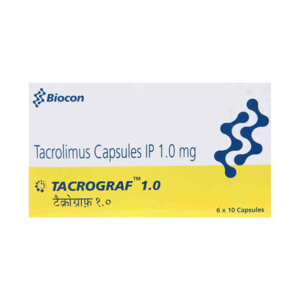 Tacrograf 1mg Capsule Rizochem Pharmaceuticals