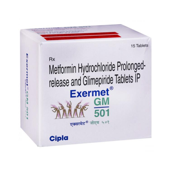 Exermet GM 501mg Tablet Rizochem Pharmaceuticals