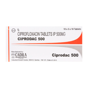 Ciprofloxacin 250 MG CIPRODAC TAB Rizochem Pharmaceuticals
