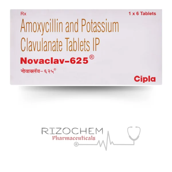 novaclav 625mg tablet- High-Quality Amoxicillin and Clavulanic Acid Antibiotic for Bacterial Infections