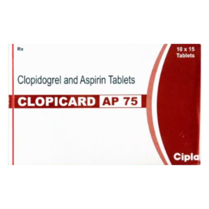 Aspirin+Clopidogrel 75mg Tablet by Rizochem Pharmaceuticals