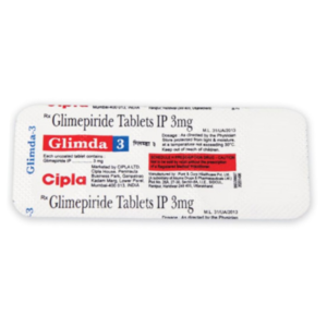 Glimda 3mg Tablet Rizochem Pharmaceuticals