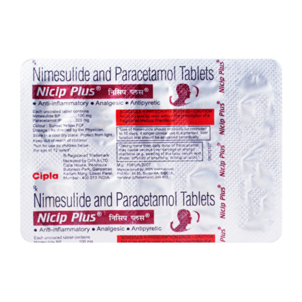 Nicip Plus Tablet Rizochem Pharmaceuticals
