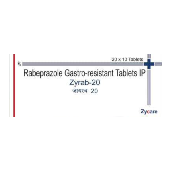 Zyrab 20mg Tablet Rizochem Pharmaceuticals