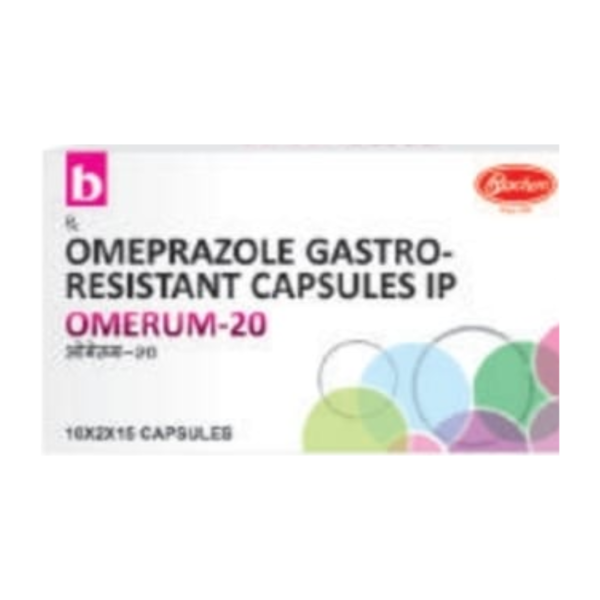 Omerum 20mg Capsule Rizochem Pharmaceuticals